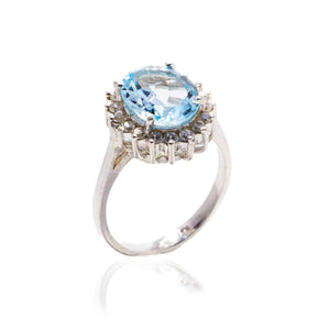 Blue Lagoon Silver 925 Ring