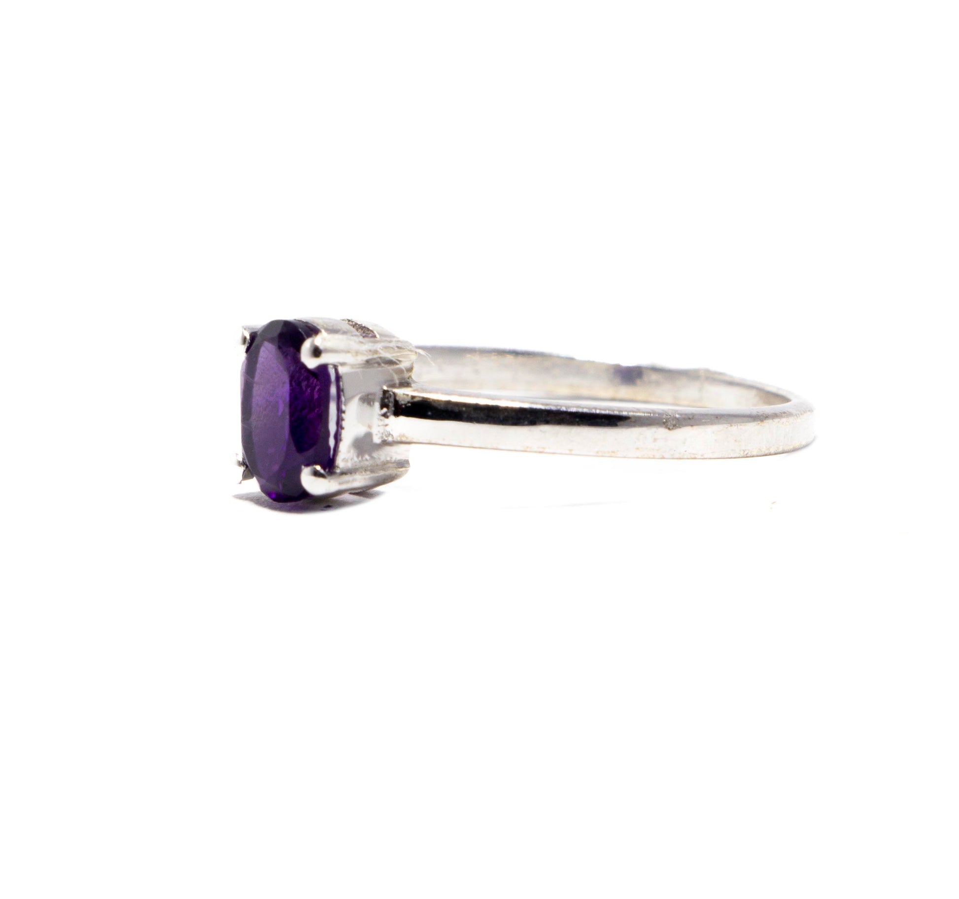 Purple Stone Silver 925 Ring