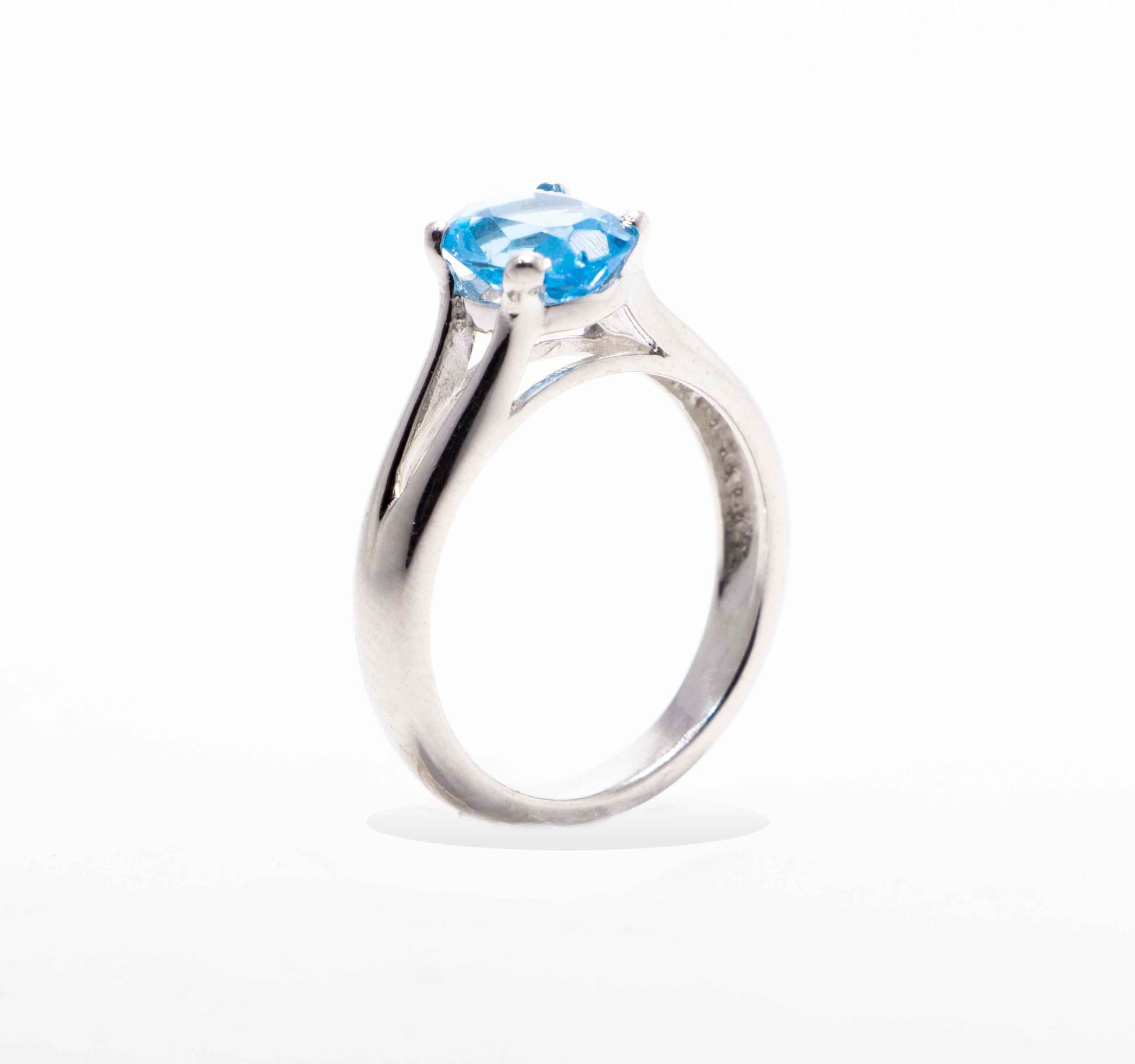 Sky Blue Stone Silver 925 Ring