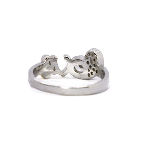 Golden Love Silver 925 Ring