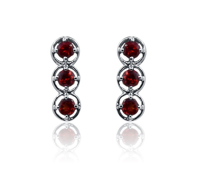 Saffron Silver 925 Earrings