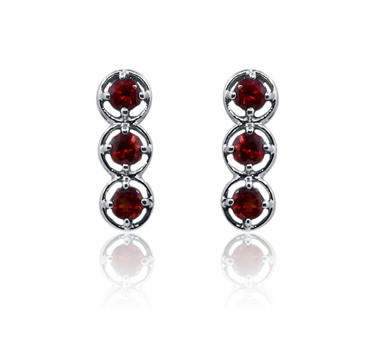 Saffron Silver 925 Earrings