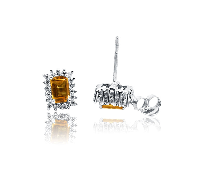 Josie Yellow Silver 925 Studs