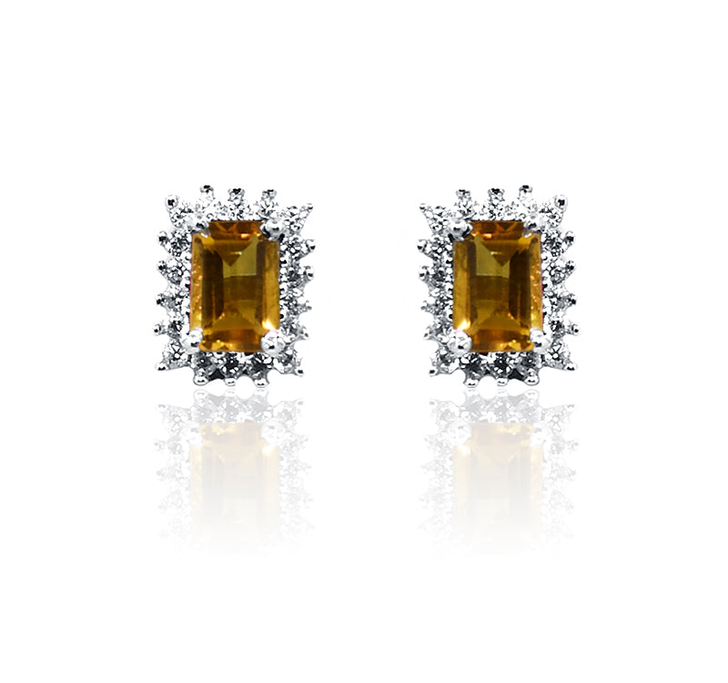 Josie Yellow Silver 925 Studs