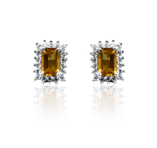 Josie Yellow Silver 925 Studs