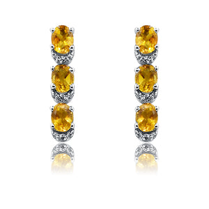 Limoni Yellow Silver 925 Earrings