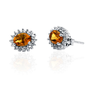 Automn Yellow Silver 925 Studs