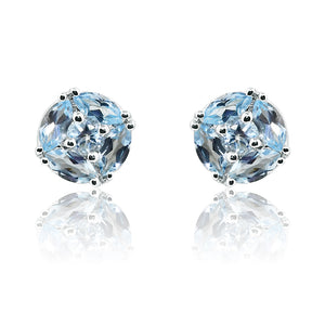 Naomi Blue Silver 925 Studs