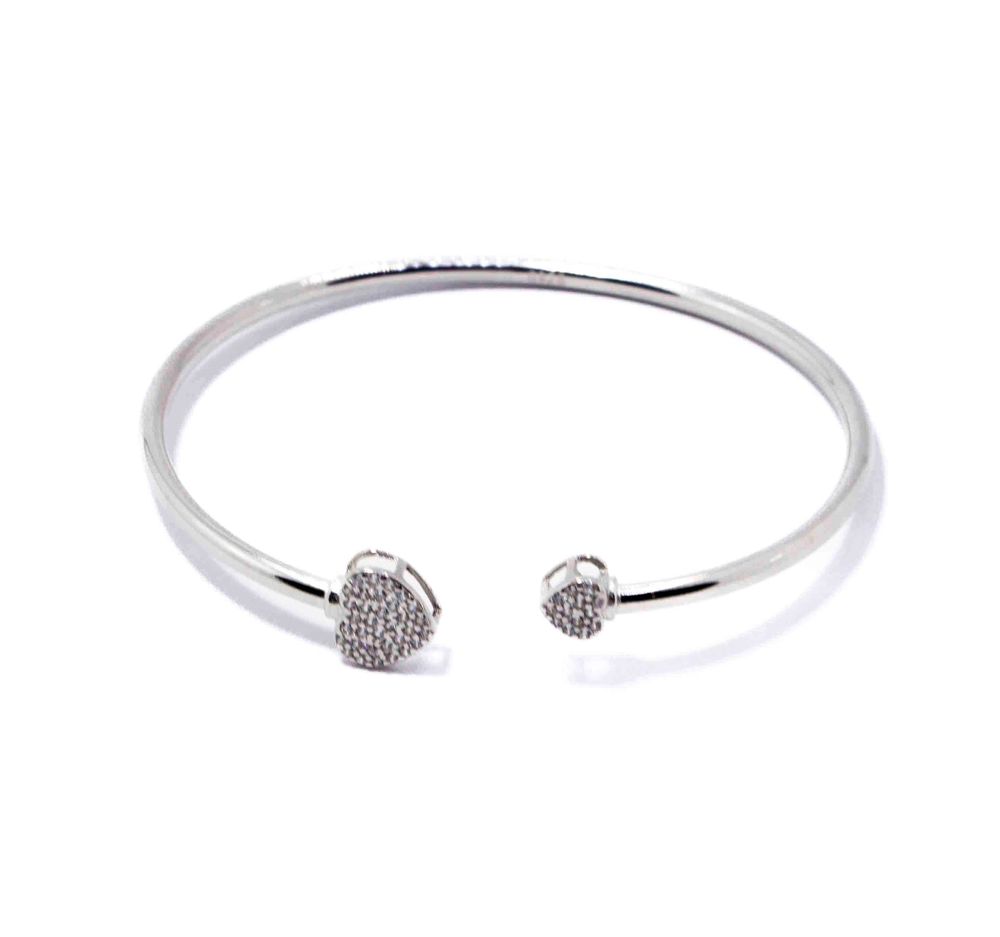 Twin Heart Silver 925 Kada