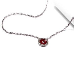 Red Iris Silver 925 Anklet