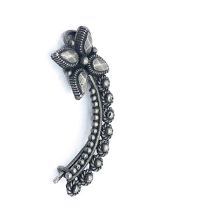 Black Flower Nose Ring Designe