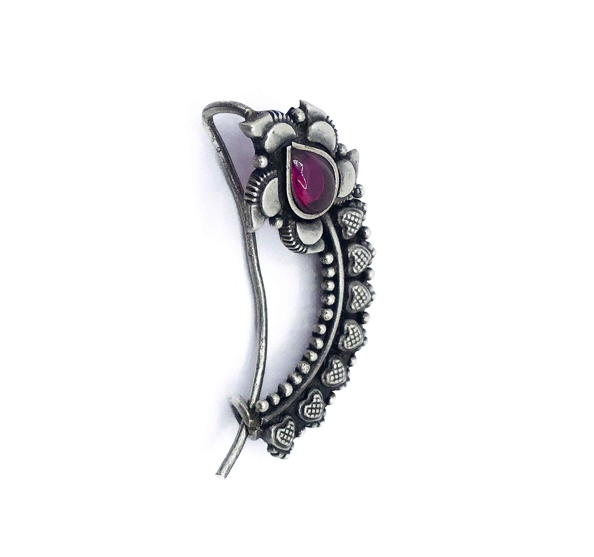 Bhagirati Silver 925 Nose Ring