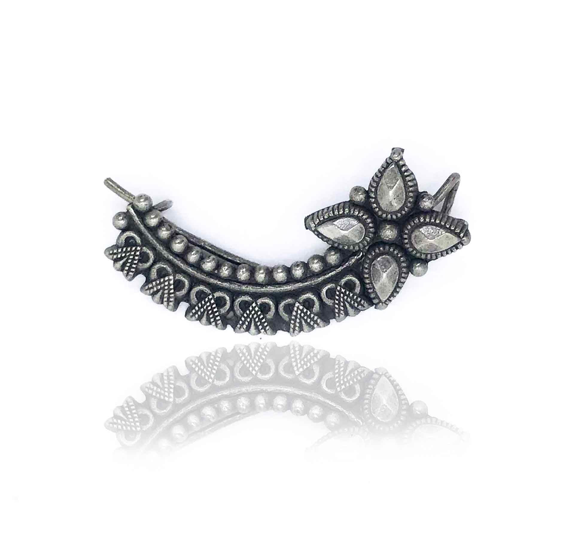 Meenakshi Silver 925 Nose Ring