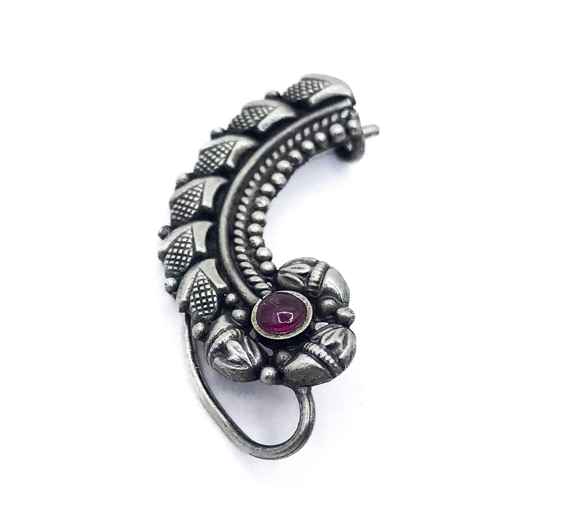 Kadambari Silver 925 Nose Ring