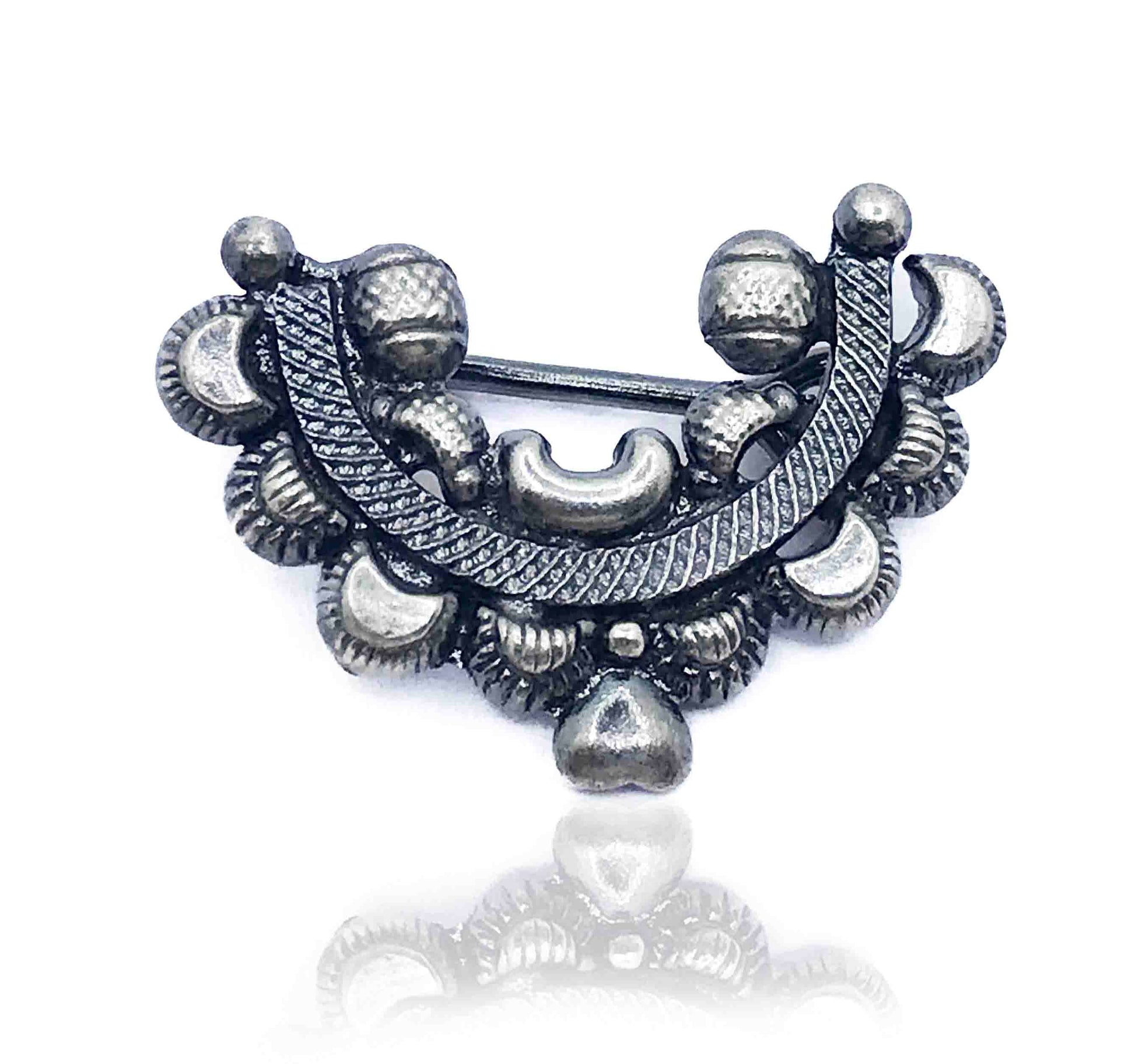 Jaanvi Silver 925 Nose Ring