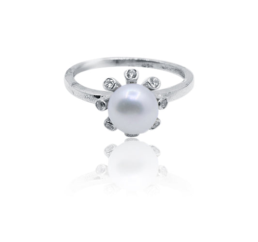 Vinita Pearl Silver 925 Ring