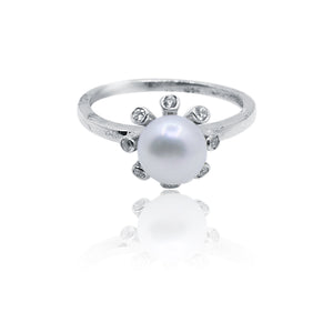 Vinita Pearl Silver 925 Ring