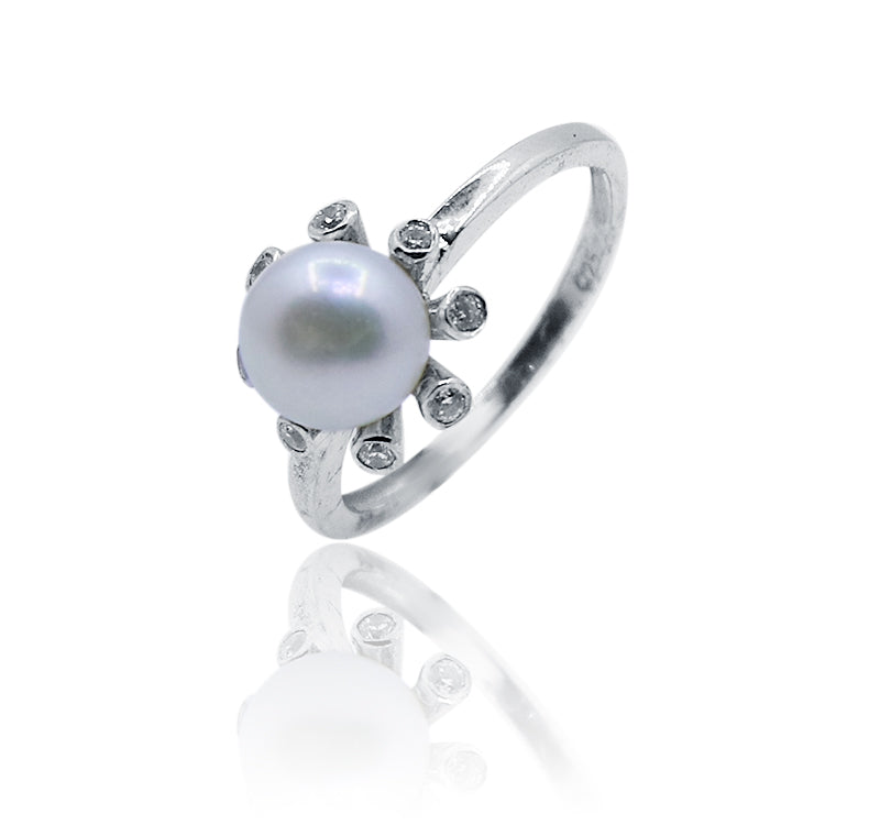 Vinita Pearl Silver 925 Ring