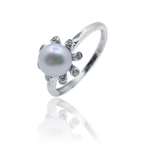 Vinita Pearl Silver 925 Ring