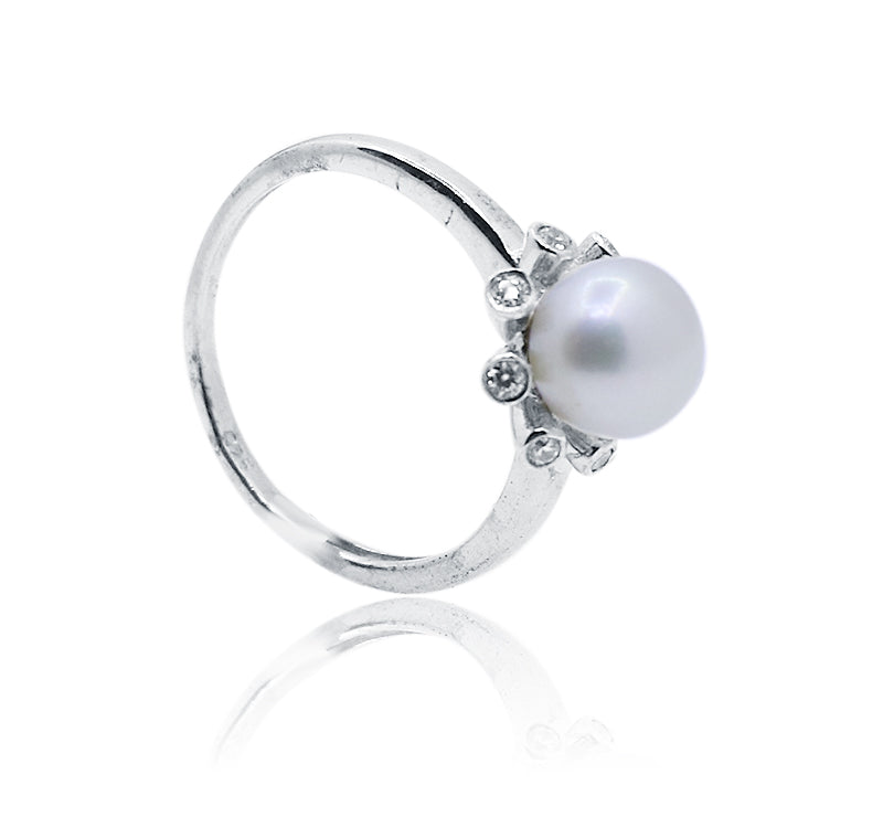 Vinita Pearl Silver 925 Ring