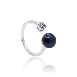 Mihika Pearl Silver 925 Ring