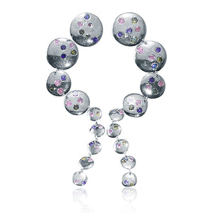 Italian Disc Silver 925 Danglers