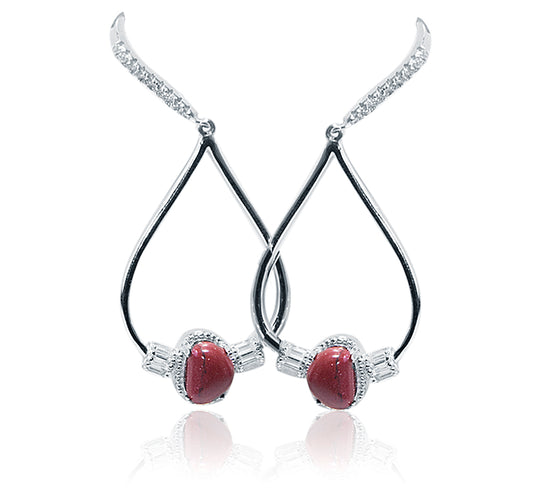 Italian Kuhu Silver 925 Earrings