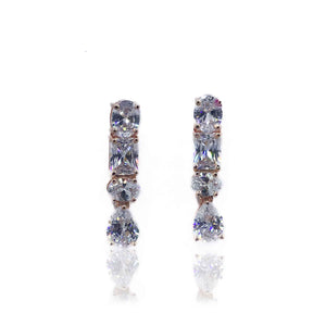 Ritzy Crystal Silver 925 Swarovski Earrings