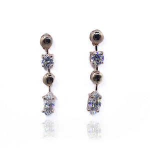 Snazzy Crystal Silver 925 Swarovski Earrings