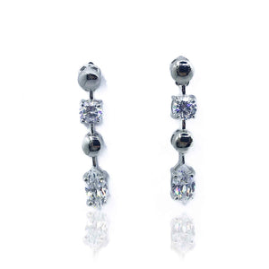 Trendy Crystal Silver 925 Swarovski Earrings