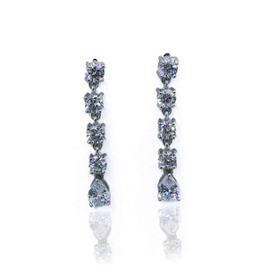 Voguish Crystal Silver 925 Swarovski Earrings