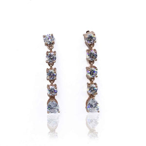 Modish Crystal Silver 925 Swarovski Earrings