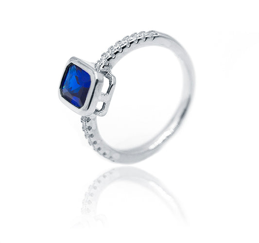 Blue Princess Silver 925 Ring