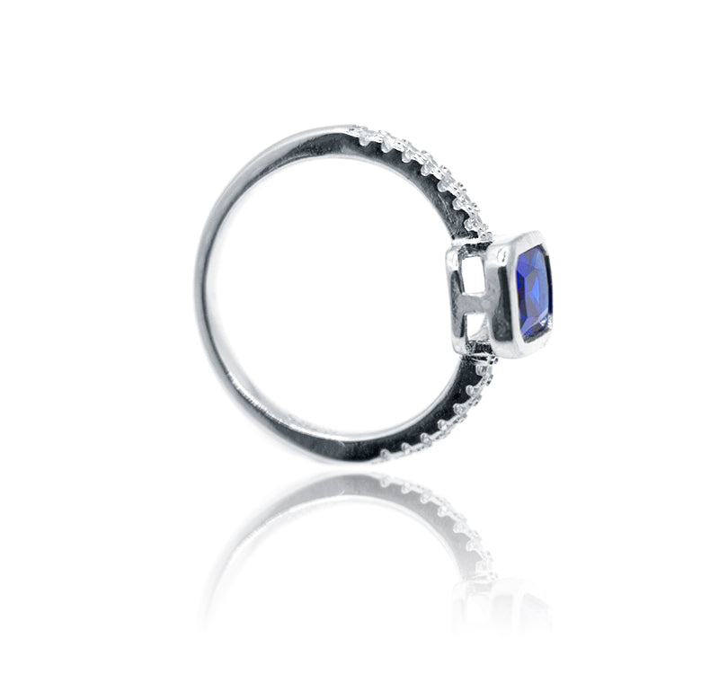 Blue Princess Silver 925 Ring