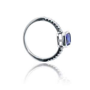 Blue Princess Silver 925 Ring