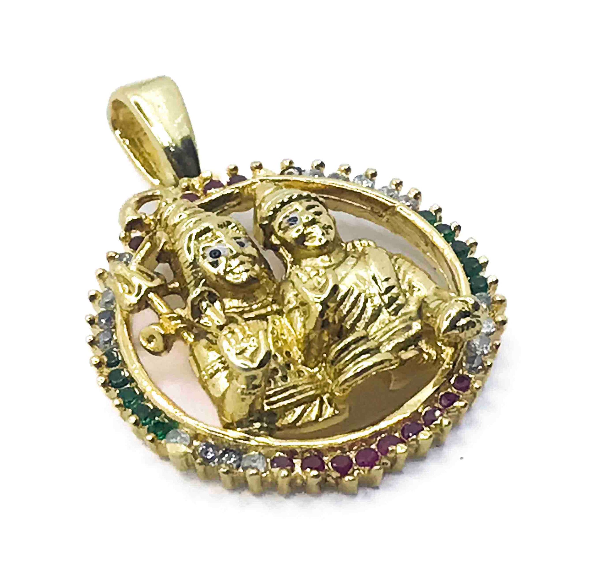 Shiv Parvati Silver 925 Pendant