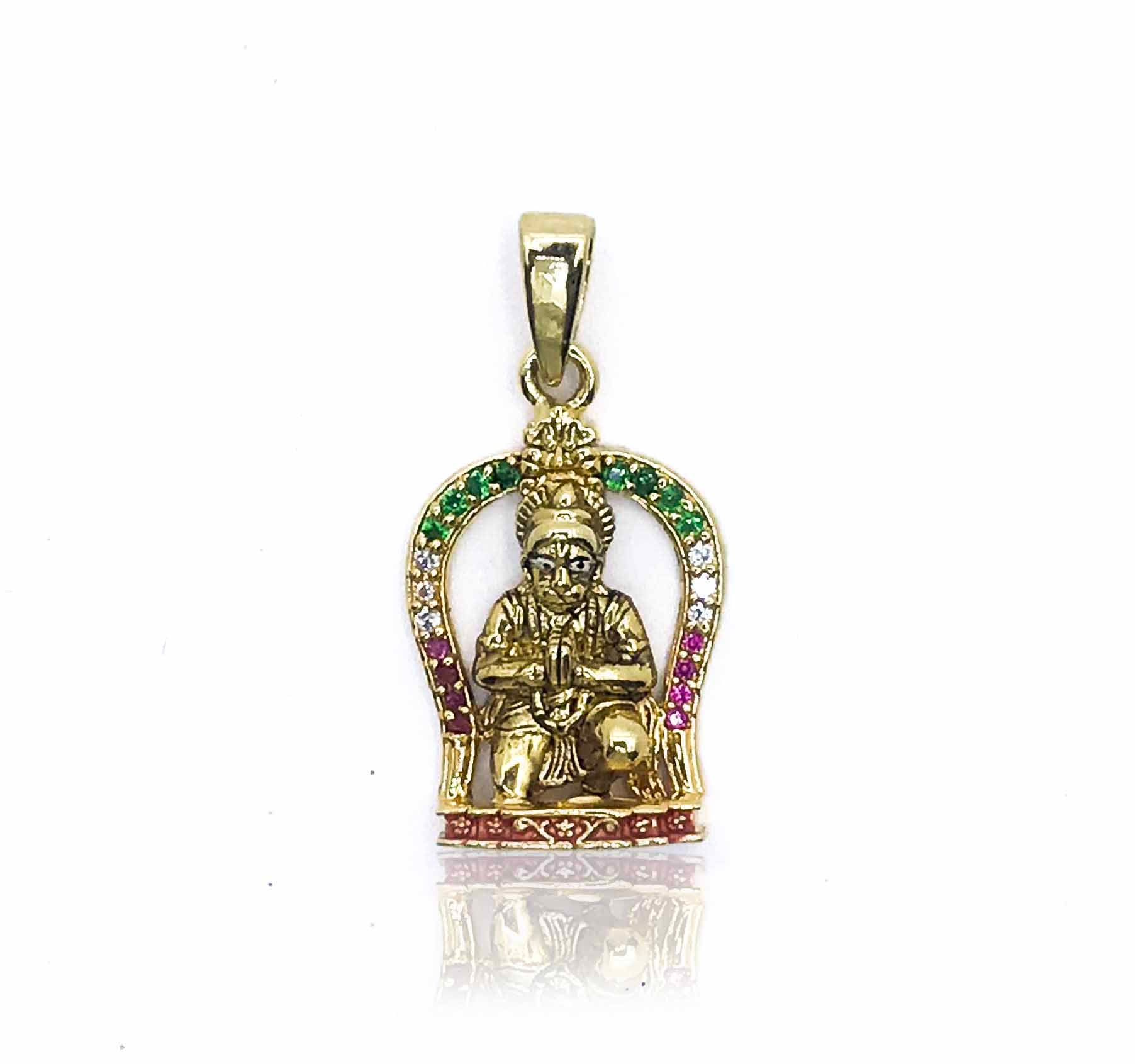 Hanuman Stuti Silver 925 Pendant