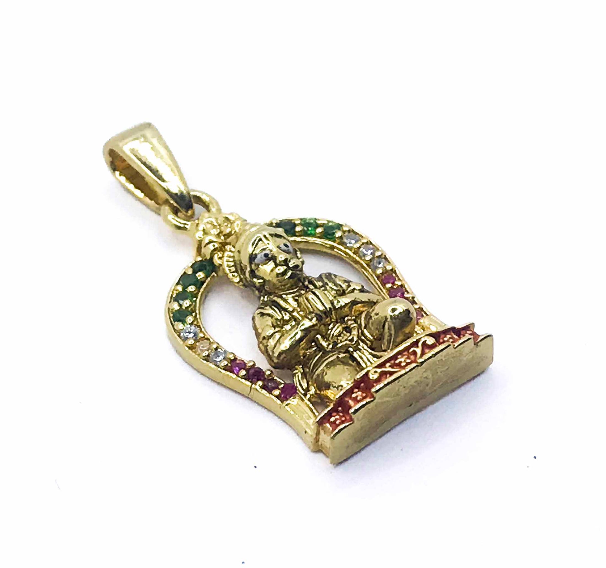 Hanuman Stuti Silver 925 Pendant