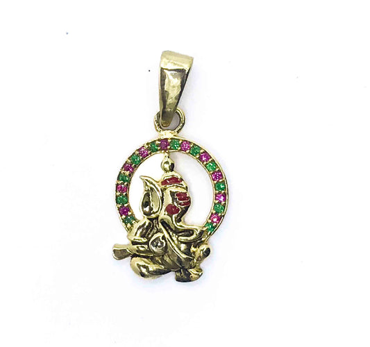 Ganesh Stuti Silver 925 Pendant