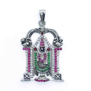 Sri Tirumula Balaji Silver 925 Pendant