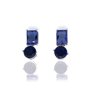 Indigo Blue Silver 925 Earrings