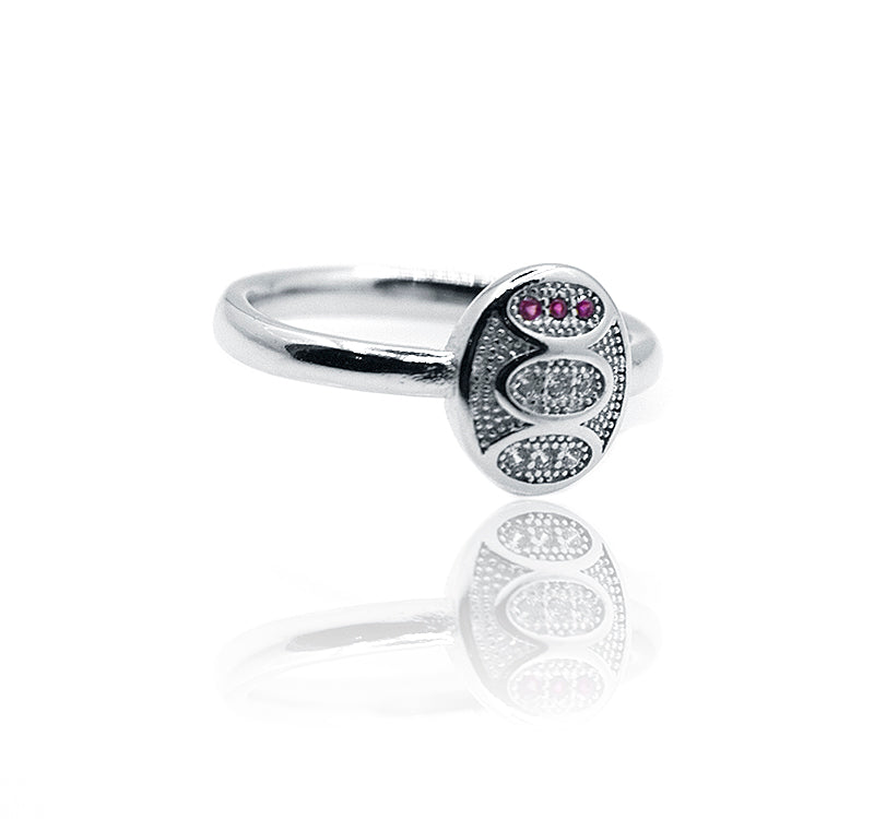 Oval Silver 925 Ring