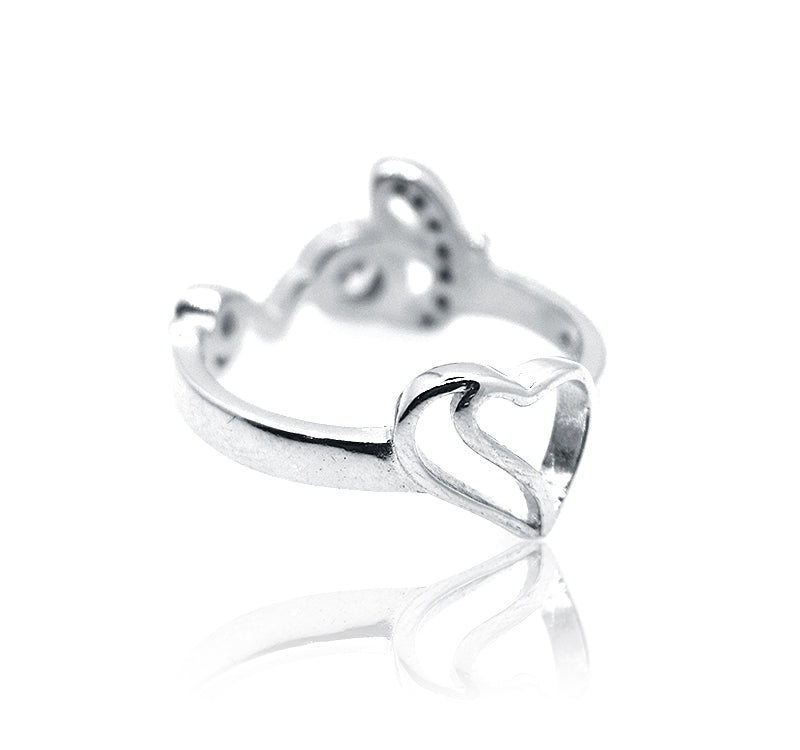 Love Heart Silver 925 Ring