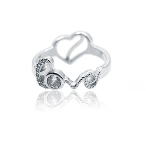 Love Heart Silver 925 Ring