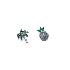 Tropical Fruit Silver 925 Studs