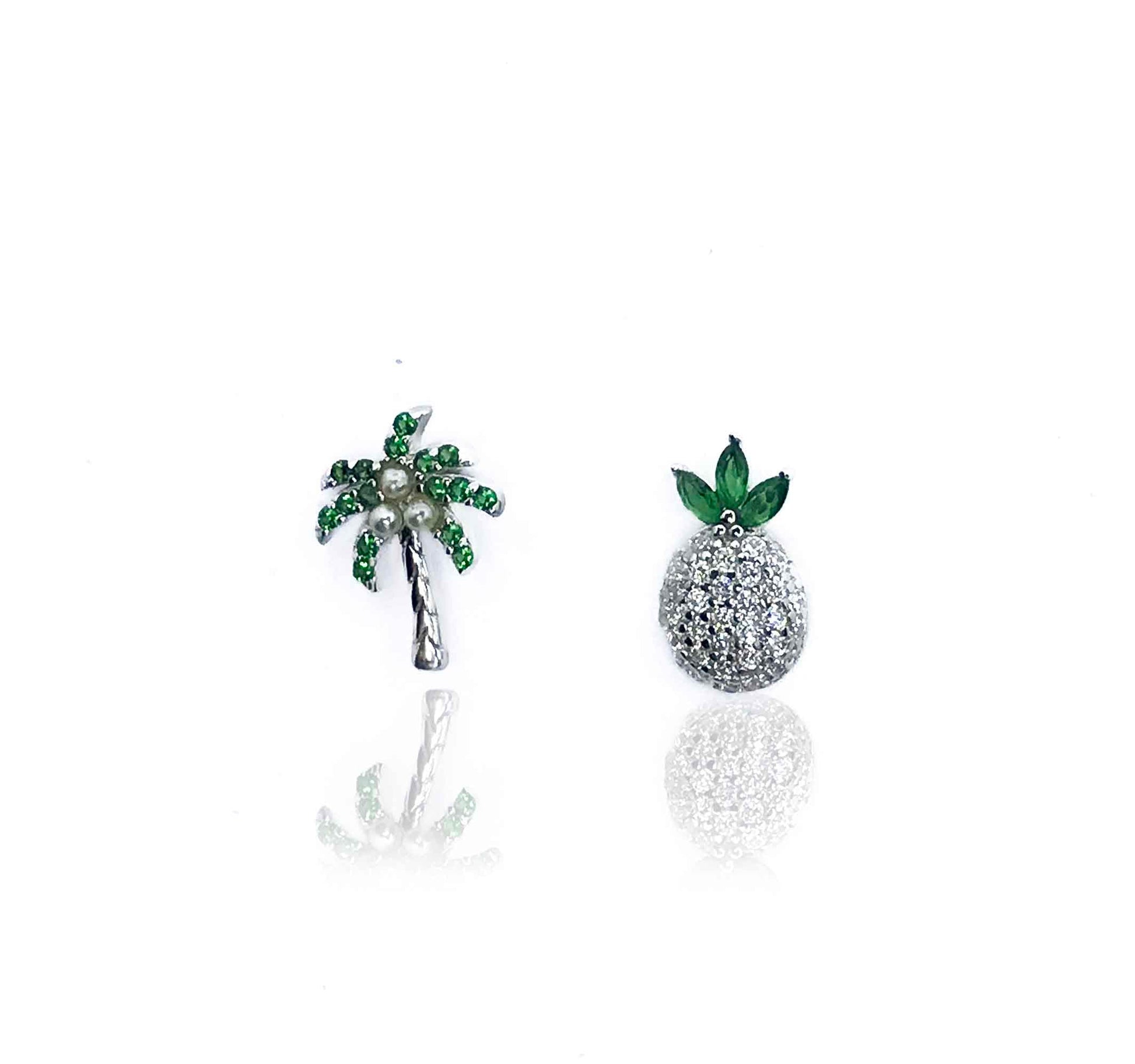 Tropical Fruit Silver 925 Studs