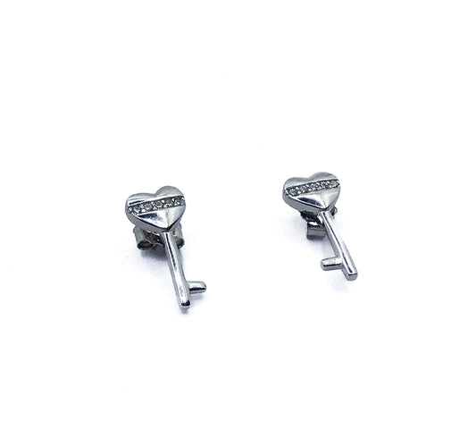 Keys Silver 925 Studs