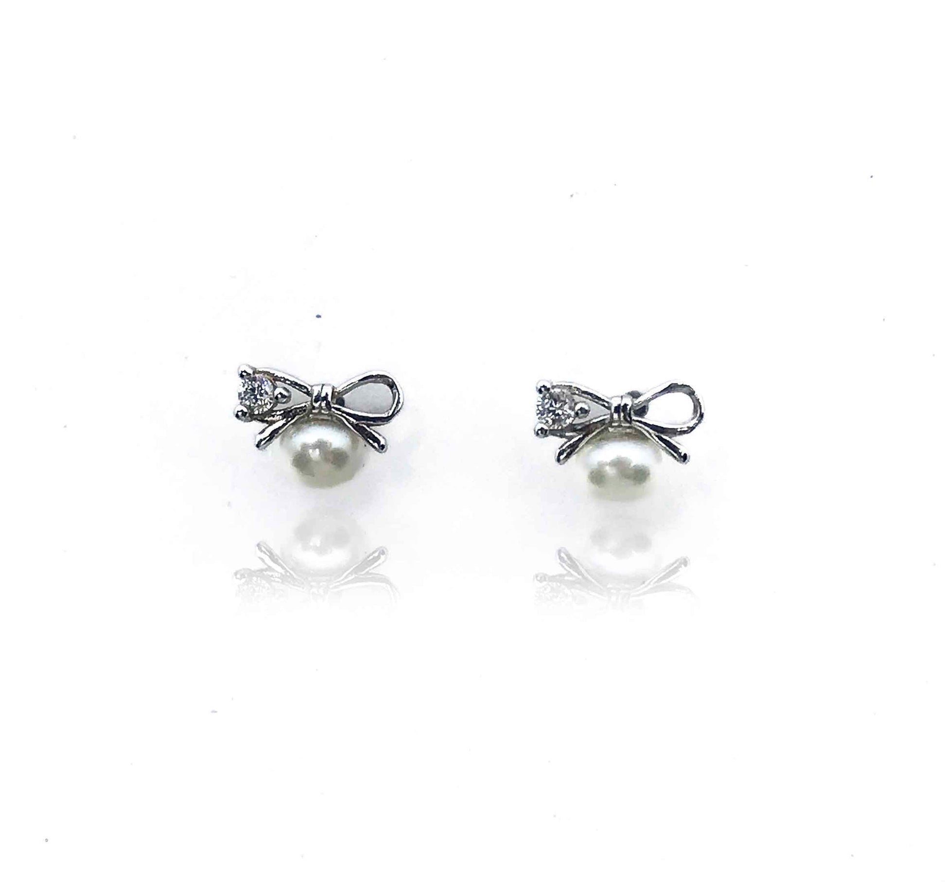 Bow Silver 925 Studs