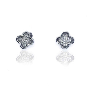 Studded Clover Silver 925 Studs