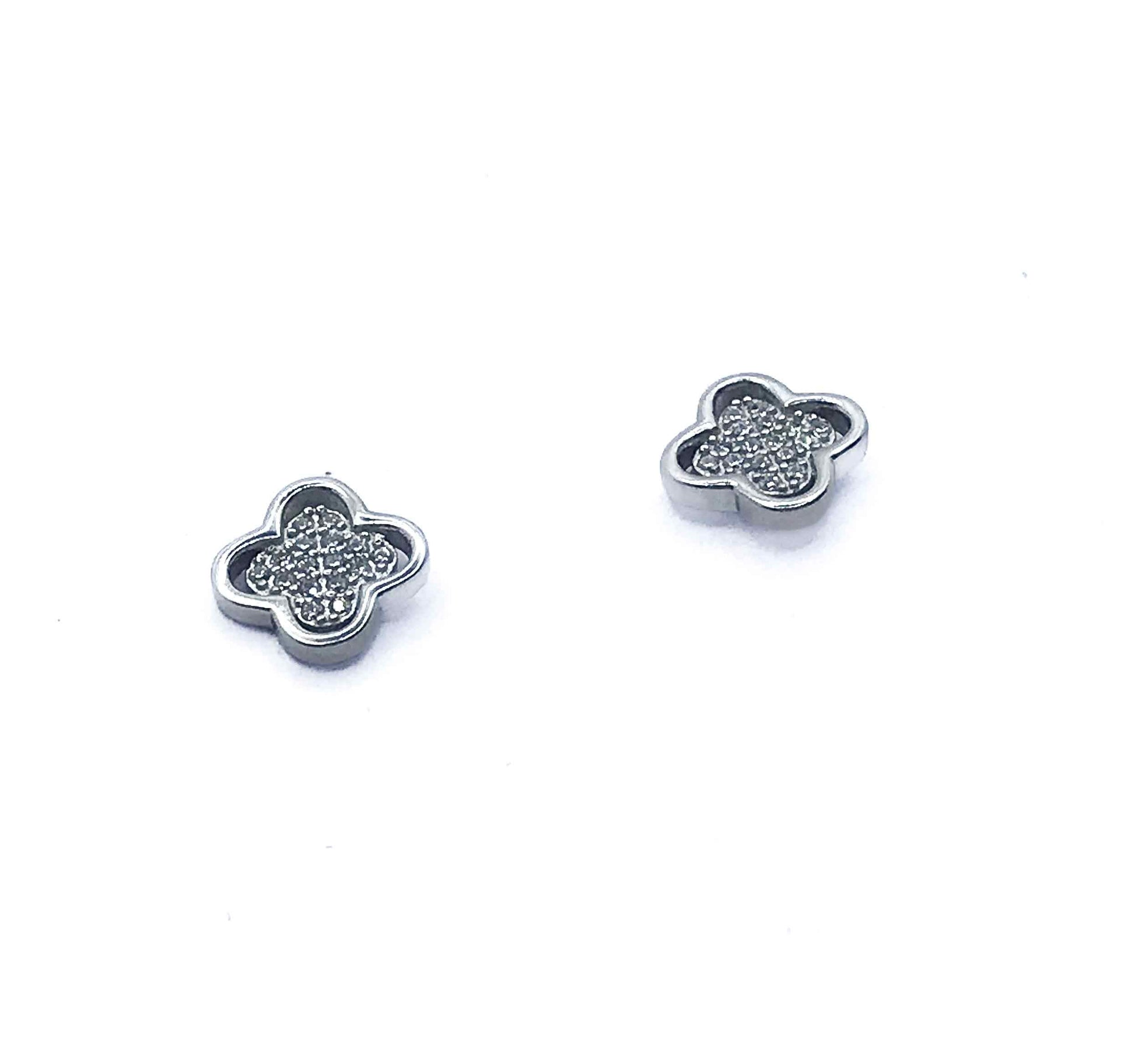 Studded Clover Silver 925 Studs